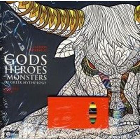 Gods heroes & monsters of greek mythology coloring book